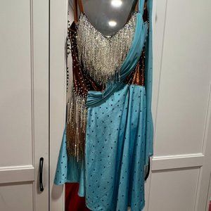 Gently Used Latin Ballroom Dress for Competition